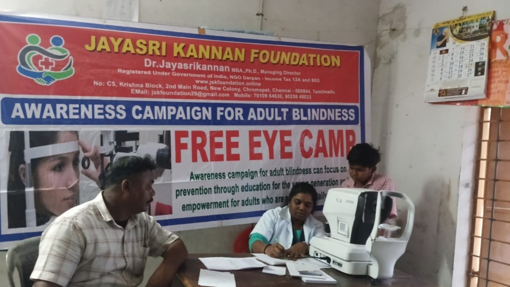 Adult Blindness Awareness & Eye Camp