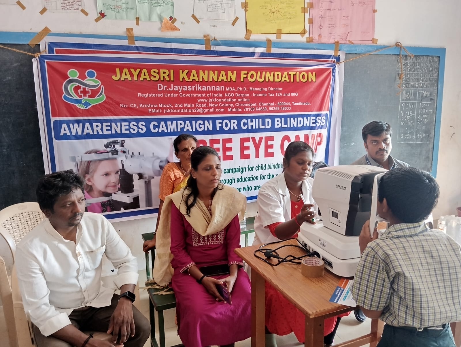 Free Eye Check-Up Camp